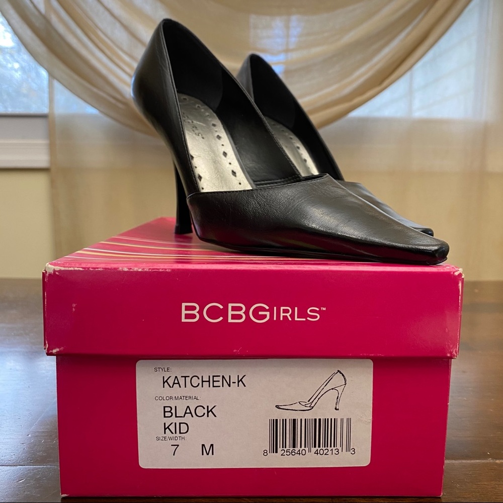 Black BCBG Heels